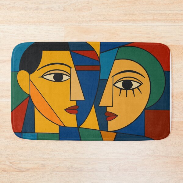Item preview, Bold Cubist Faces designed and sold by PolinaMirralisa.
