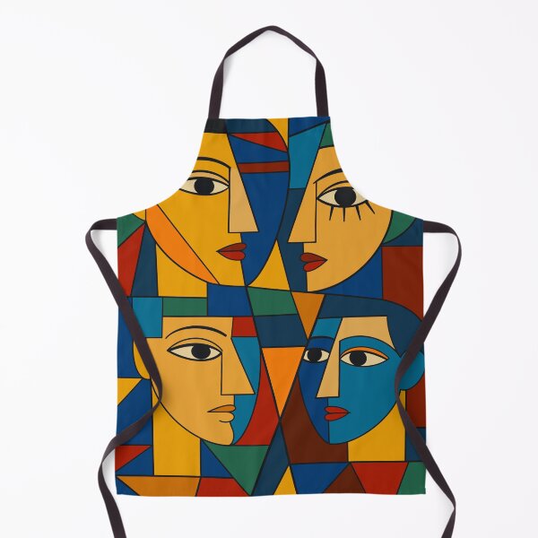Item preview, Bold Cubist Faces designed and sold by PolinaMirralisa.
