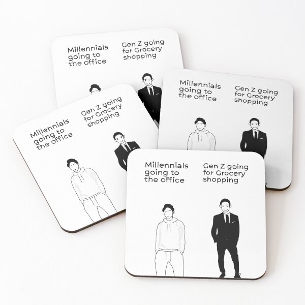 Item preview, Millennial - gen z meme designed and sold by The Little Olive Studio.