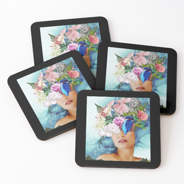Item preview, POP ART, COLLAGE, FACE, PHOTO, COLOURFUL, FLORAL  designed and sold by AASparksDesigns.