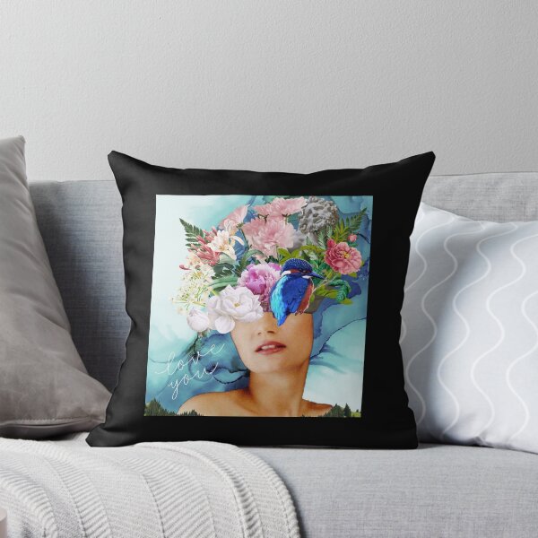 Item preview, POP ART, COLLAGE, FACE, PHOTO, COLOURFUL, FLORAL  designed and sold by AASparksDesigns.