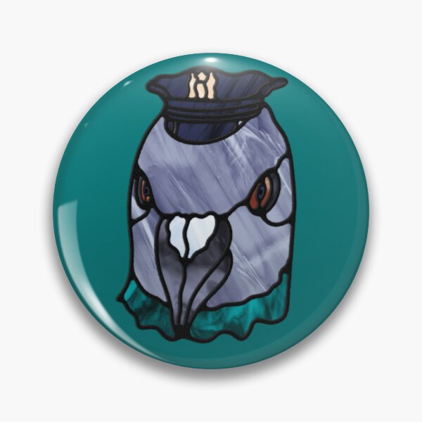 Item preview, Brooklyn Nine-Nine Pigeon Mascot (Stained Glass Rendition) designed and sold by 24/7 Watcher.