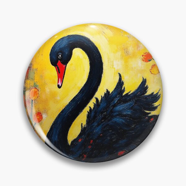 Item preview, Black Swan with flowers designed and sold by KLDprods.