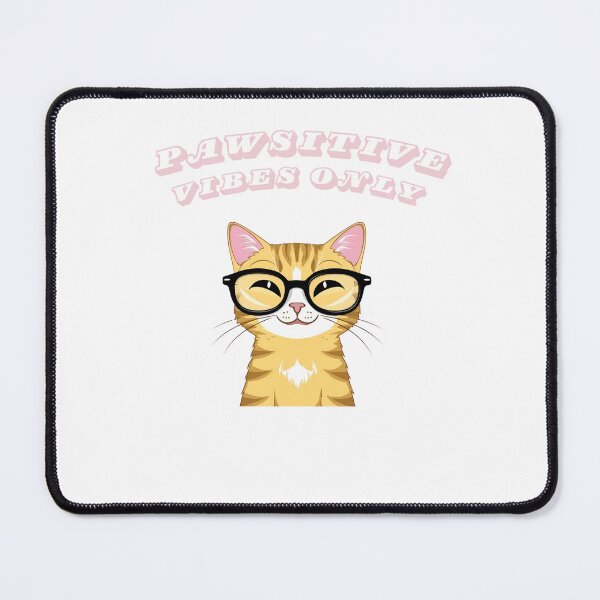 Item preview, Pawsitive Vibes Only Cat designed and sold by cherryj27.