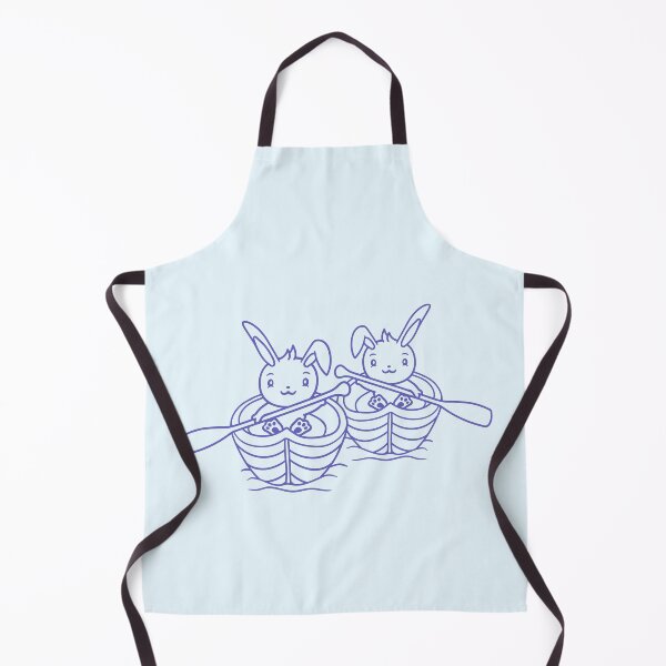 Item preview, Two Cute Rabbits Bunny Paddling Rowing Boat Friend designed and sold by shirt-o-mat.