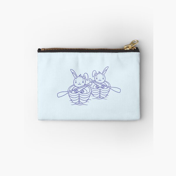 Item preview, Two Cute Rabbits Bunny Paddling Rowing Boat Friend designed and sold by shirt-o-mat.