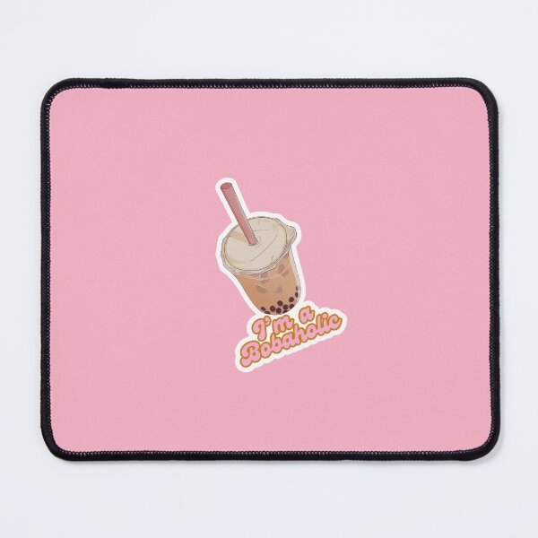 Item preview, "I'm a bobaholic" Funny Boba Pun designed and sold by cute-and-punny.
