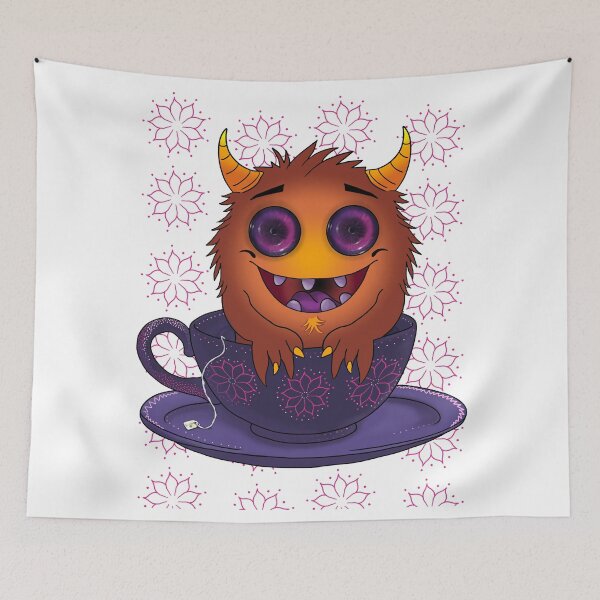 Item preview, Silly Critter: Monster Tea & Background designed and sold by Waubamik Perry.