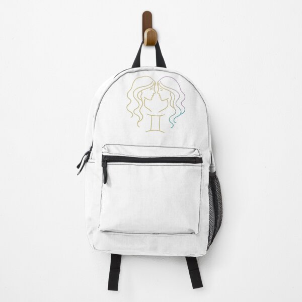 Item preview, Gemini Neon Line Art – Minimalist Zodiac Sign in Modern Neon Style designed and sold by MustHaveVibes.