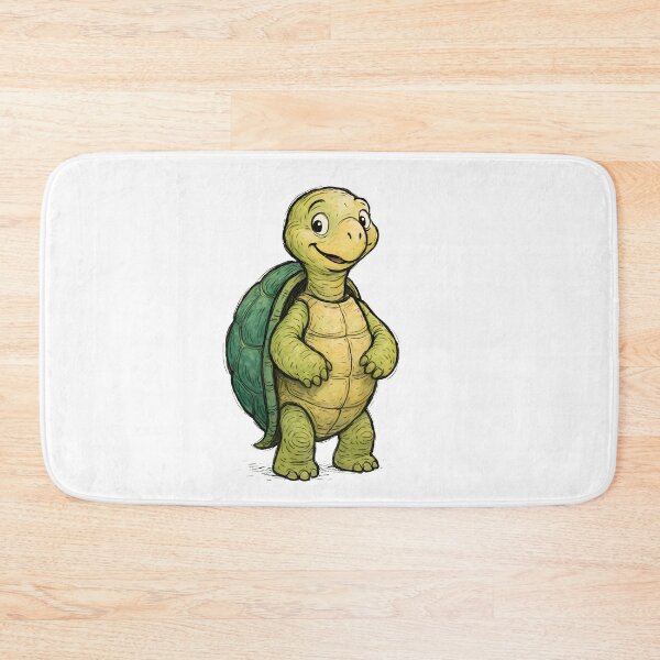 Item preview, Happy Cartoon Tortoise Illustration designed and sold by 良心創作.