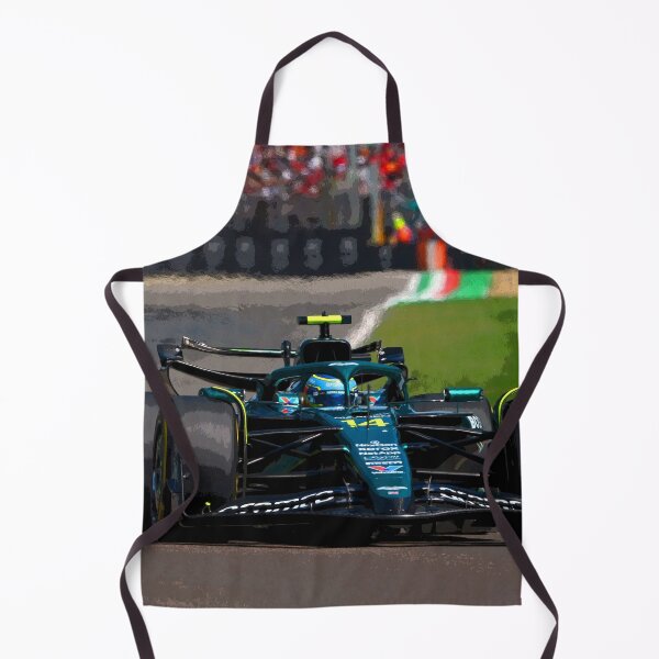 Item preview, Fernando Alonso racing his 2025 F1 car during the Grand Prix at Imola abstract designed and sold by Rodissimus1984.