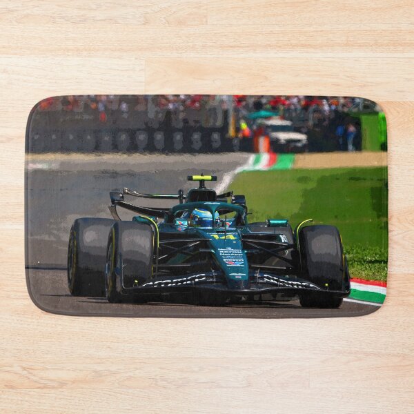 Item preview, Fernando Alonso racing his 2025 F1 car during the Grand Prix at Imola abstract designed and sold by Rodissimus1984.