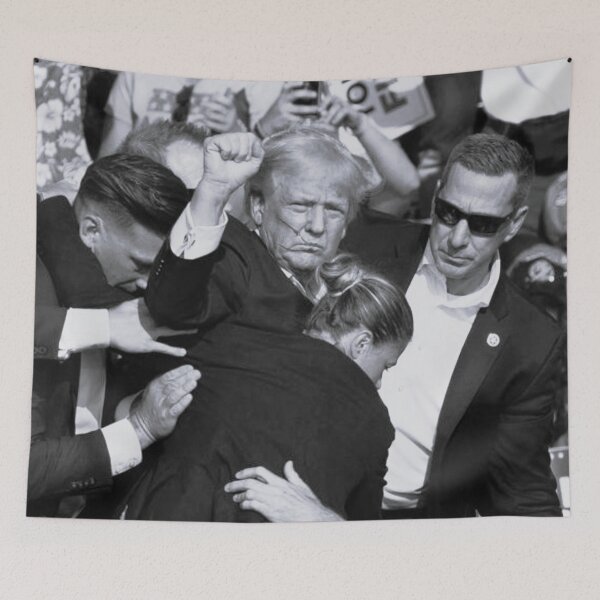 Item preview, Trump Power to the People! B&W - Random Pic #7 designed and sold by JCTRUTHERshop.