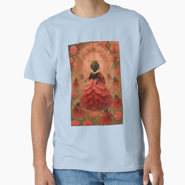 Item preview, Whimsical Ladybugs Dancing in Roses designed and sold by levshare.