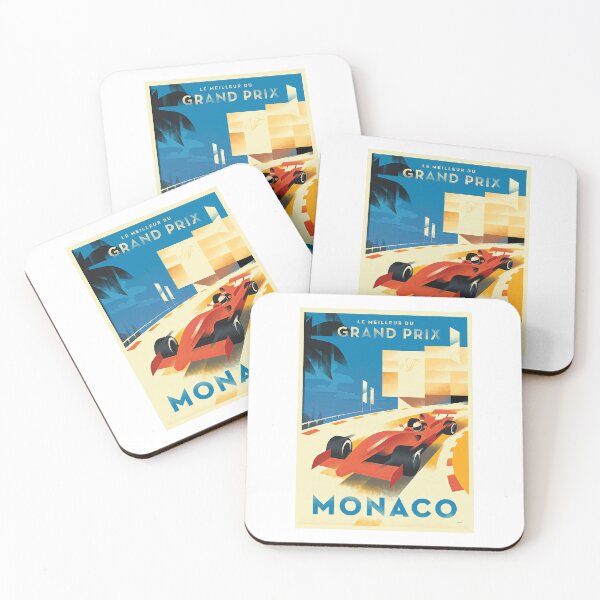 Item preview, Monaco Grand Prix Racing Poster  designed and sold by TeeARTHY.