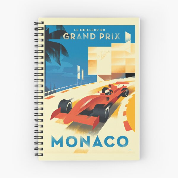Item preview, Monaco Grand Prix Racing Poster  designed and sold by TeeARTHY.