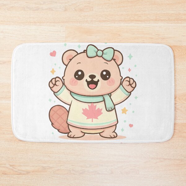 Item preview, Kawaii Canadian Beaver designed and sold by Flowercita.