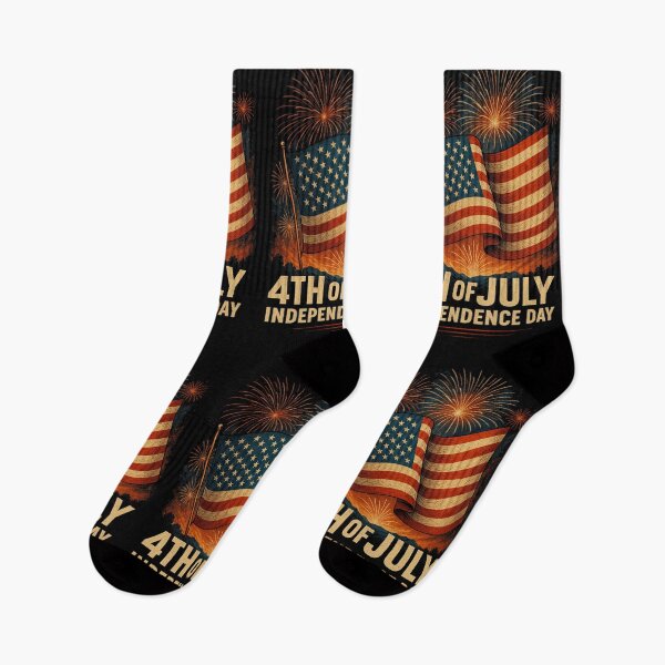 Item preview, Stars, Stripes & Fireworks – July 4th Celebration Tee designed and sold by KrissGraphShop.