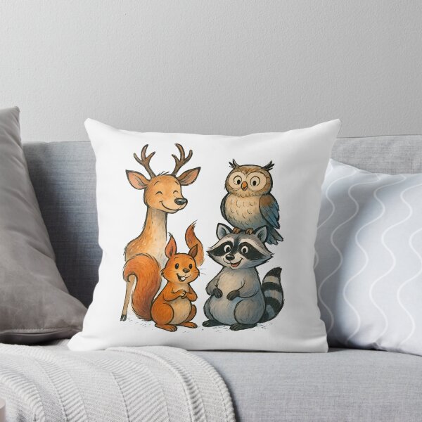 Item preview, Adorable Forest Animal Friends Illustration designed and sold by 良心創作.