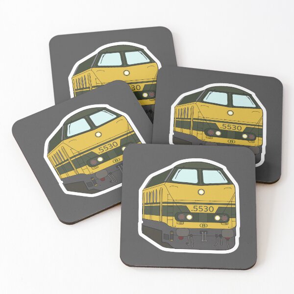 Item preview, NMBS/SNCB HLD55 (5530) designed and sold by TrainsWithYarne.