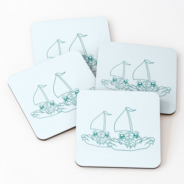 Item preview, Two Sailing Ships Faces Cartoon Team Competition designed and sold by shirt-o-mat.