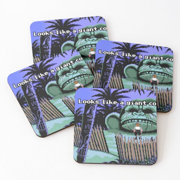 Item preview, Monkey island with giant cotton swab designed and sold by magarigaveras.