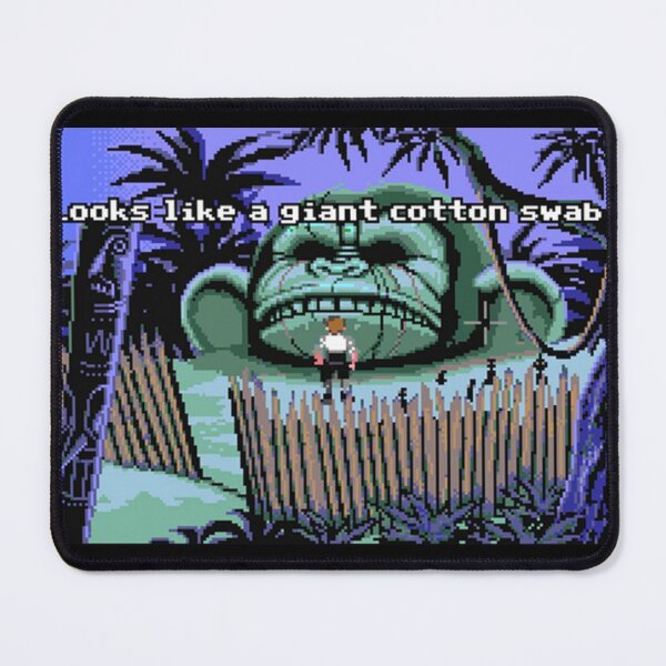 Item preview, Monkey island with giant cotton swab designed and sold by magarigaveras.