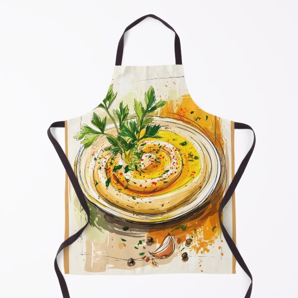 Item preview, Savor the Flavor - Creamy Hummus Bowl with Olive Oil Parsley and a Mediterranean Spice Kick designed and sold by OlfactoART Studio.