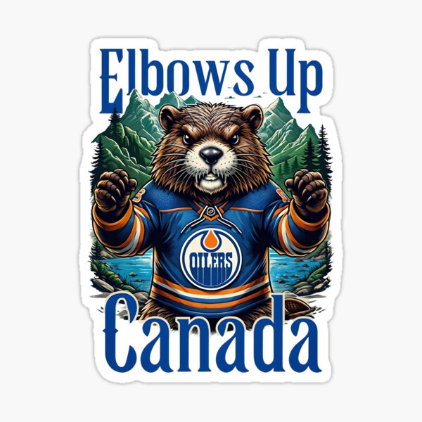 Item preview, ELBOWS UP CANADA - Edmonton Oilers designed and sold by Flowercita.