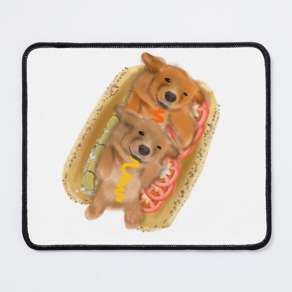 Item preview, Dogs Inside a Hotdog designed and sold by The Little Olive Studio.
