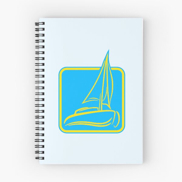 Item preview, Sailing Logo Symbol Square Sailboat Ship Captain designed and sold by shirt-o-mat.