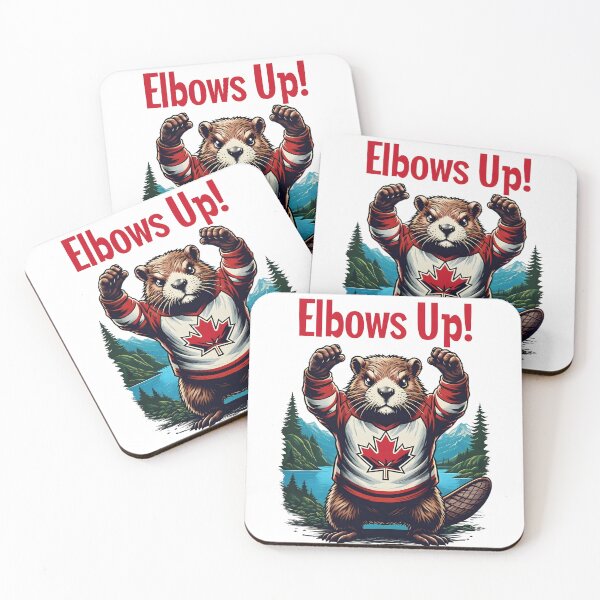 Item preview, ELBOWS UP CANADA! designed and sold by Flowercita.