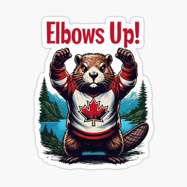 Item preview, ELBOWS UP CANADA! designed and sold by Flowercita.