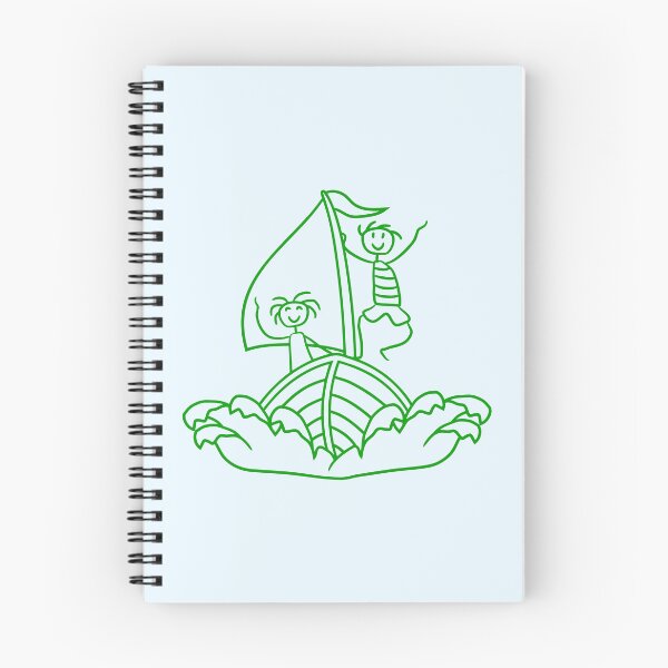 Item preview, 2 Kids Sailing Fun Two Siblings Best Friends Team designed and sold by shirt-o-mat.