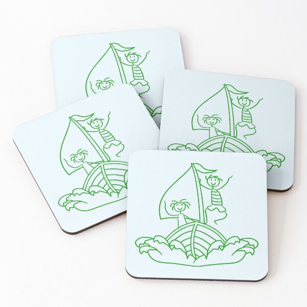 Item preview, 2 Kids Sailing Fun Two Siblings Best Friends Team designed and sold by shirt-o-mat.