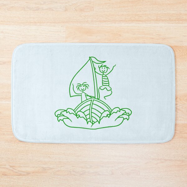 Item preview, 2 Kids Sailing Fun Two Siblings Best Friends Team designed and sold by shirt-o-mat.