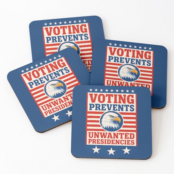 Item preview, Voting Prevents Unwanted Presidencies – Patriotic Eagle Political Awareness Design designed and sold by Victor Shadehorn.