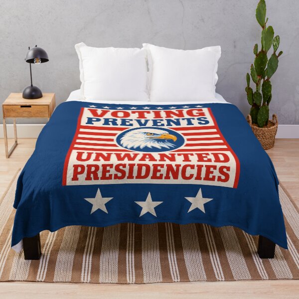 Item preview, Voting Prevents Unwanted Presidencies – Patriotic Eagle Political Awareness Design designed and sold by Victor Shadehorn.