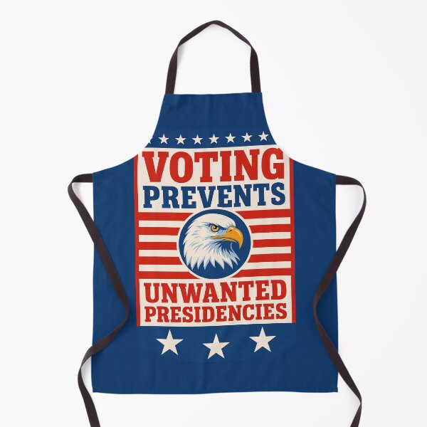 Item preview, Voting Prevents Unwanted Presidencies – Patriotic Eagle Political Awareness Design designed and sold by Victor Shadehorn.