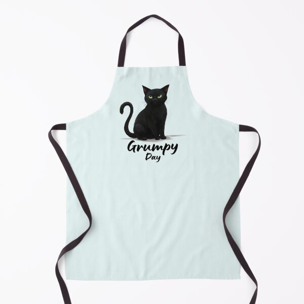 Item preview, Grumpy Day Black Cat designed and sold by Stacey Lynn Crary.
