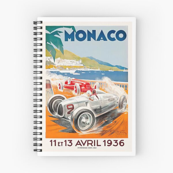 Item preview, 1936 Monaco Grand Prix Racing Poster  designed and sold by TeeARTHY.
