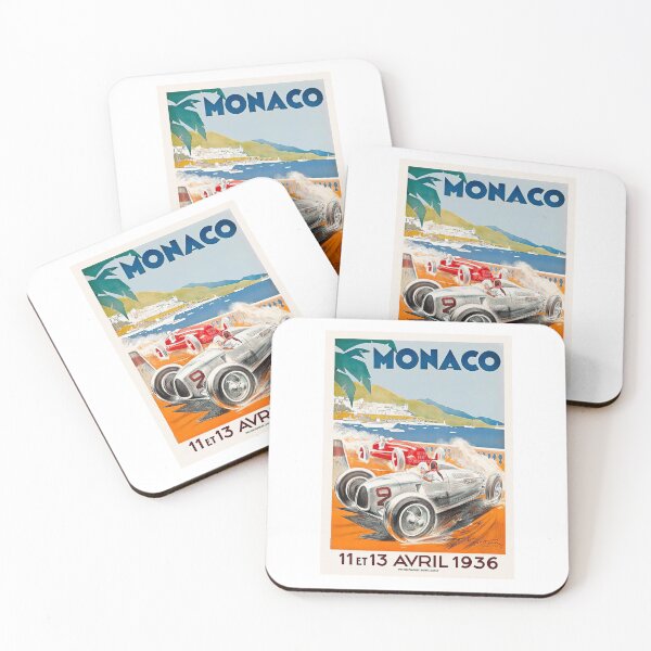 Item preview, 1936 Monaco Grand Prix Racing Poster  designed and sold by TeeARTHY.
