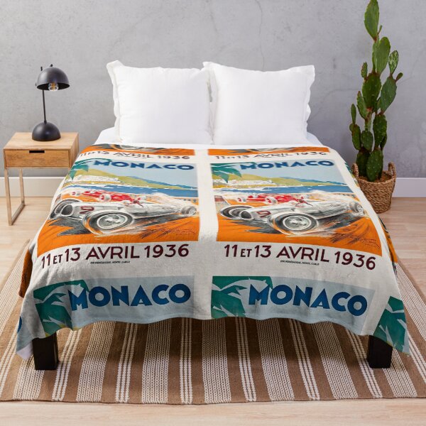 Item preview, 1936 Monaco Grand Prix Racing Poster designed and sold by TeeARTHY.