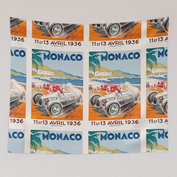 Item preview, 1936 Monaco Grand Prix Racing Poster  designed and sold by TeeARTHY.