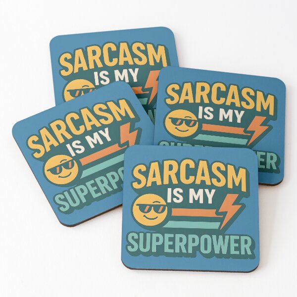 Item preview, Sarcasm Is My Superpower Shirt – Funny Bold Typography Tee for Adults, Teens, Introverts – Witty Quote Graphic T-Shirt Design designed and sold by WAUZ.
