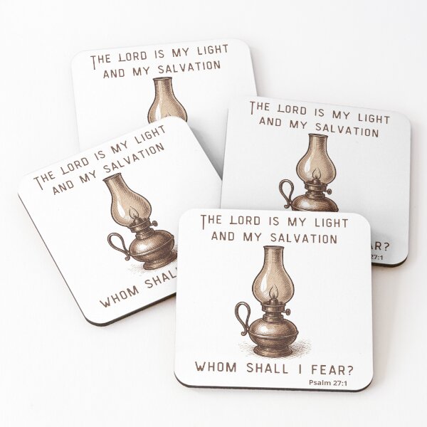 Item preview, The Lord is my light and my salvation- Psalm 27:1 designed and sold by dreamlandbuyers.