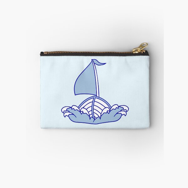 Item preview, Fast Sailboat Waves Sailing Drawing Cartoon Comic designed and sold by shirt-o-mat.