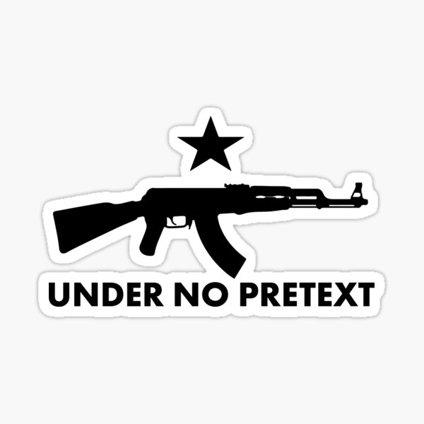 Artikel-Vorschau von Ohne Vorwand – Antiimperialistisches marxistisches Design | Waffenbekleidung des Global Proletariats, Dekolonisierungsaufkleber und revolutionäres Verteidigungszubehör, designt und verkauft von RevolutionToday.