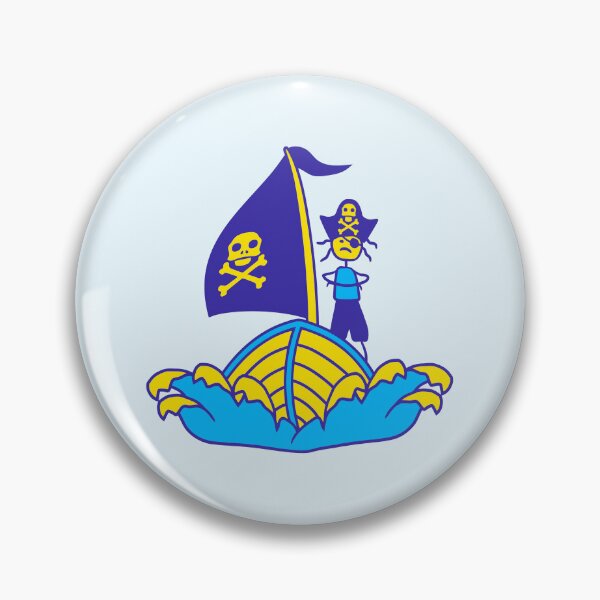 Item preview, Pirate Ship Child Captain Bad Buccaneer Boy Waves designed and sold by shirt-o-mat.