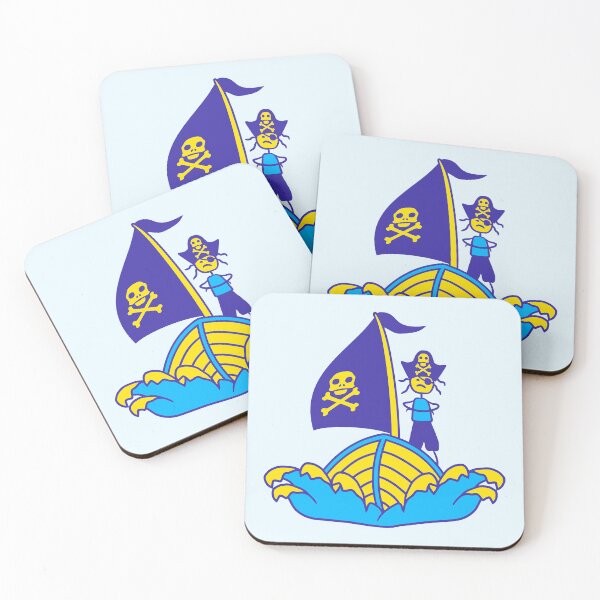 Item preview, Pirate Ship Child Captain Bad Buccaneer Boy Waves designed and sold by shirt-o-mat.